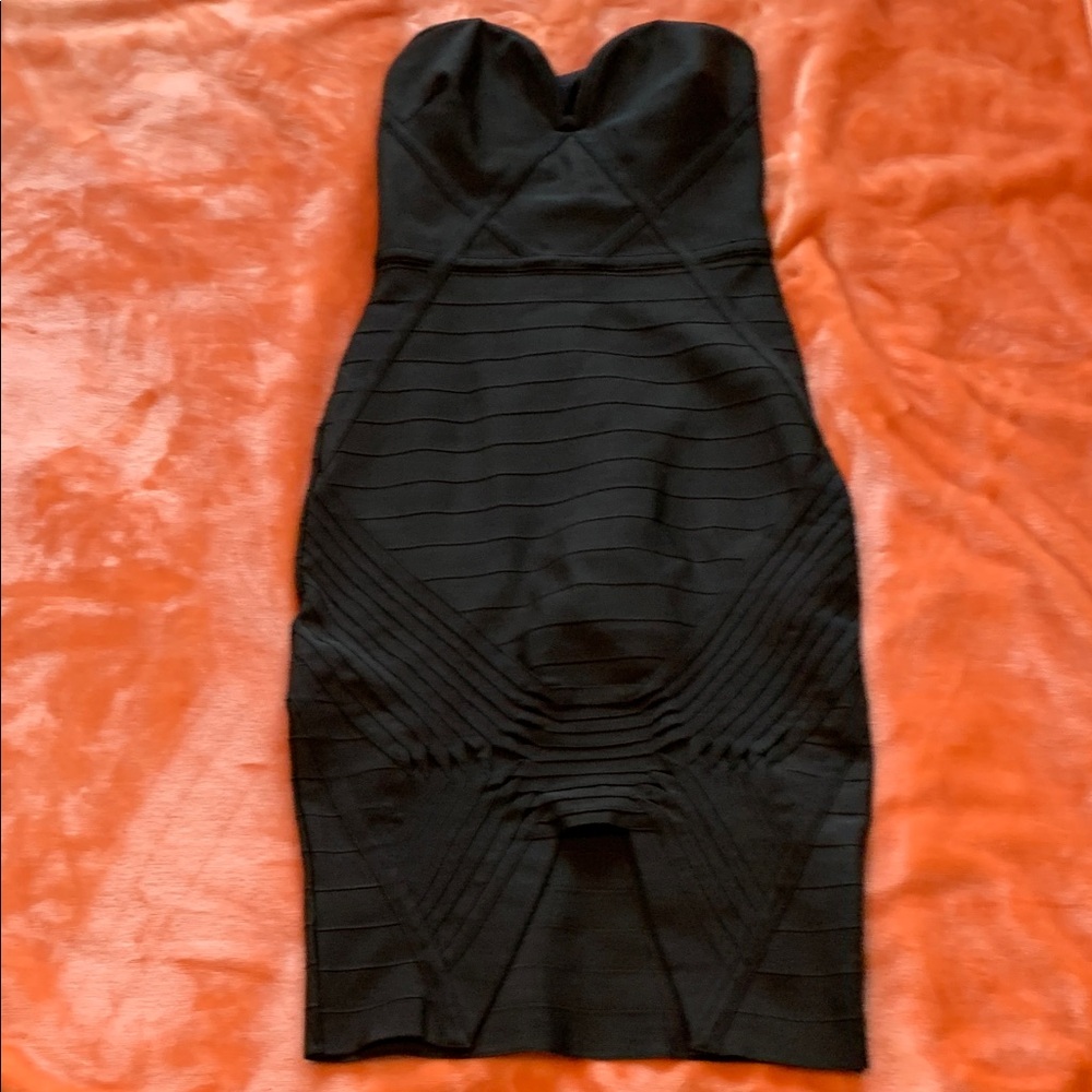 WOW Couture Elegant Black Strapless Dress